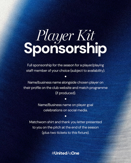 Player Kit Sponsorship