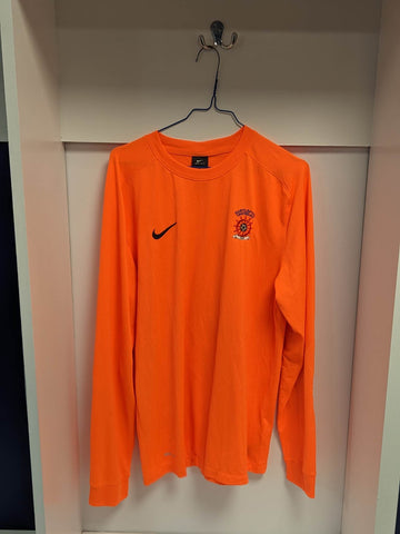 Orange Nike Long-Sleeve Shirt