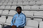 Junior MEYBA Motion Half Zip Training Sweat (Bluebell/White)
