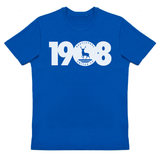 *NEW* "1908" Tshirt Royal