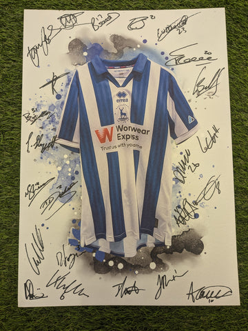 Signed 2024/25 Home Shirt Print (LIMITED EDITION)