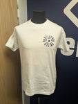 White Tshirt with Ball Print Design