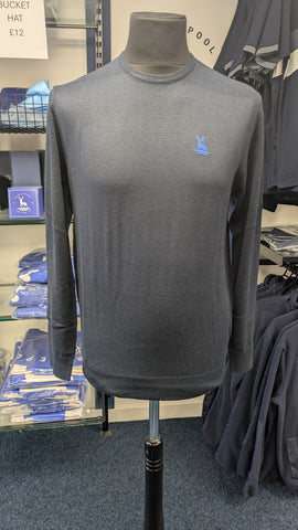 Lightweight Cotton Acrylic Crew Neck Sweater