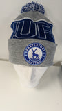 Grey/Royal HUFC Bobble Hat