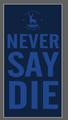 "Never Say Die" Beach Towel